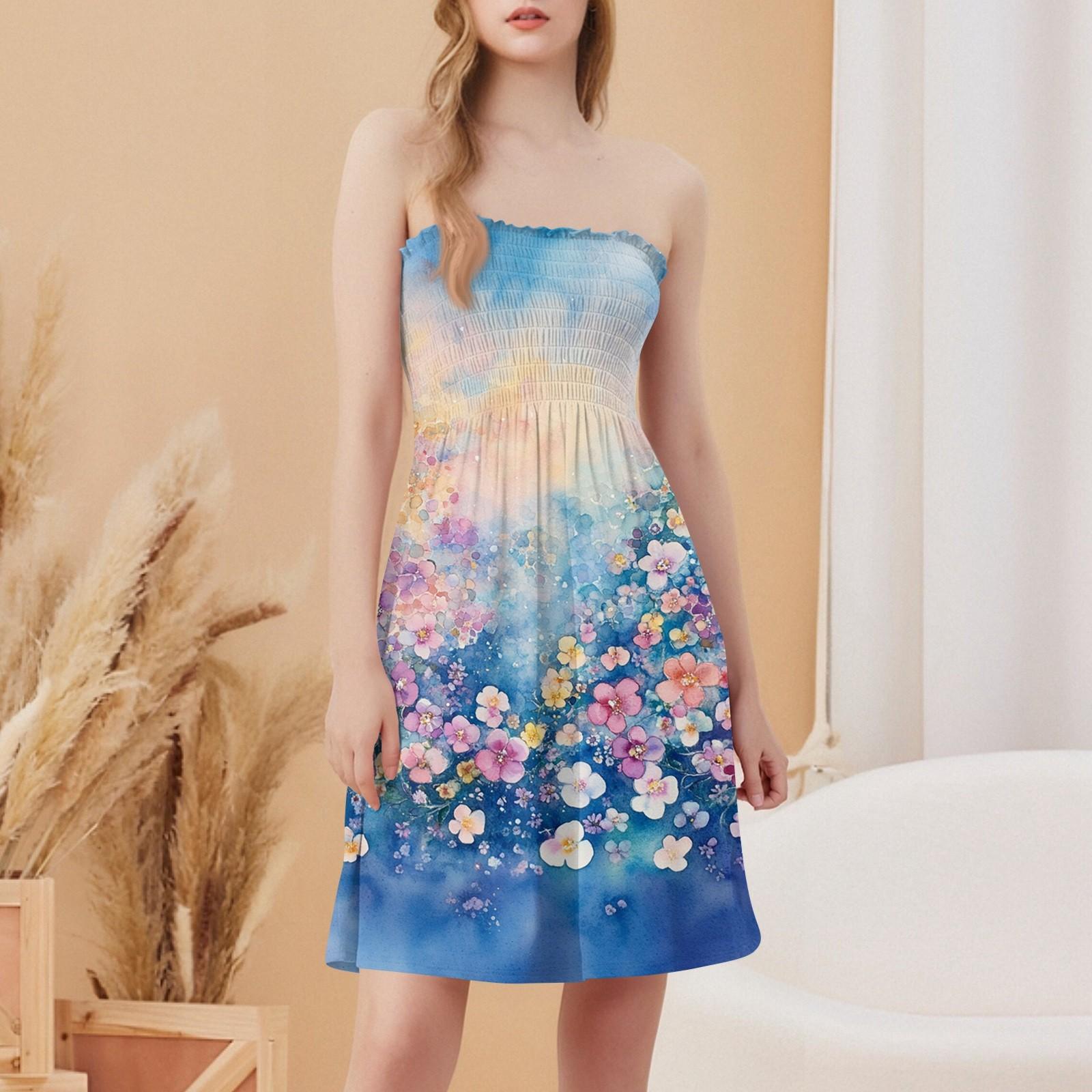 Модное женское повседневное платье-топ без рукавов с принтом XL
Модное женское повседневное платье-топ без рукавов с принтом XL