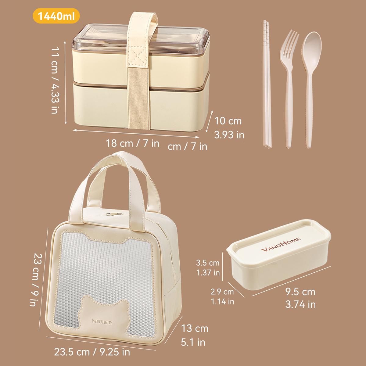 1440 мл Двухслойный пластиковый ланч-бокс с приборами и сумкой для ланча, подходит для микроволновой печи, портативный квадратный ланч-бокс для детей и студентов 2
1440 мл Двухслойный пластиковый ланч-бокс с приборами и сумкой для ланча, подходит для микроволновой печи, портативный квадратный ланч-бокс для детей и студентов 2