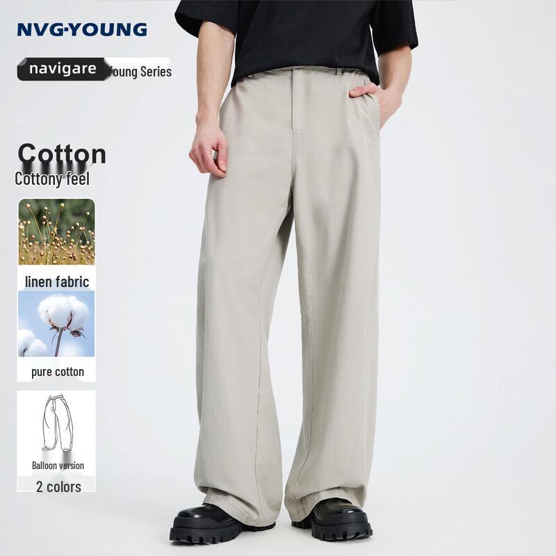 NVG·YOUNG Men s Breathable Linen Blend Straight-Leg Casual Pants 3XL
NVG·YOUNG Men s Breathable Linen Blend Straight-Leg Casual Pants 3XL
