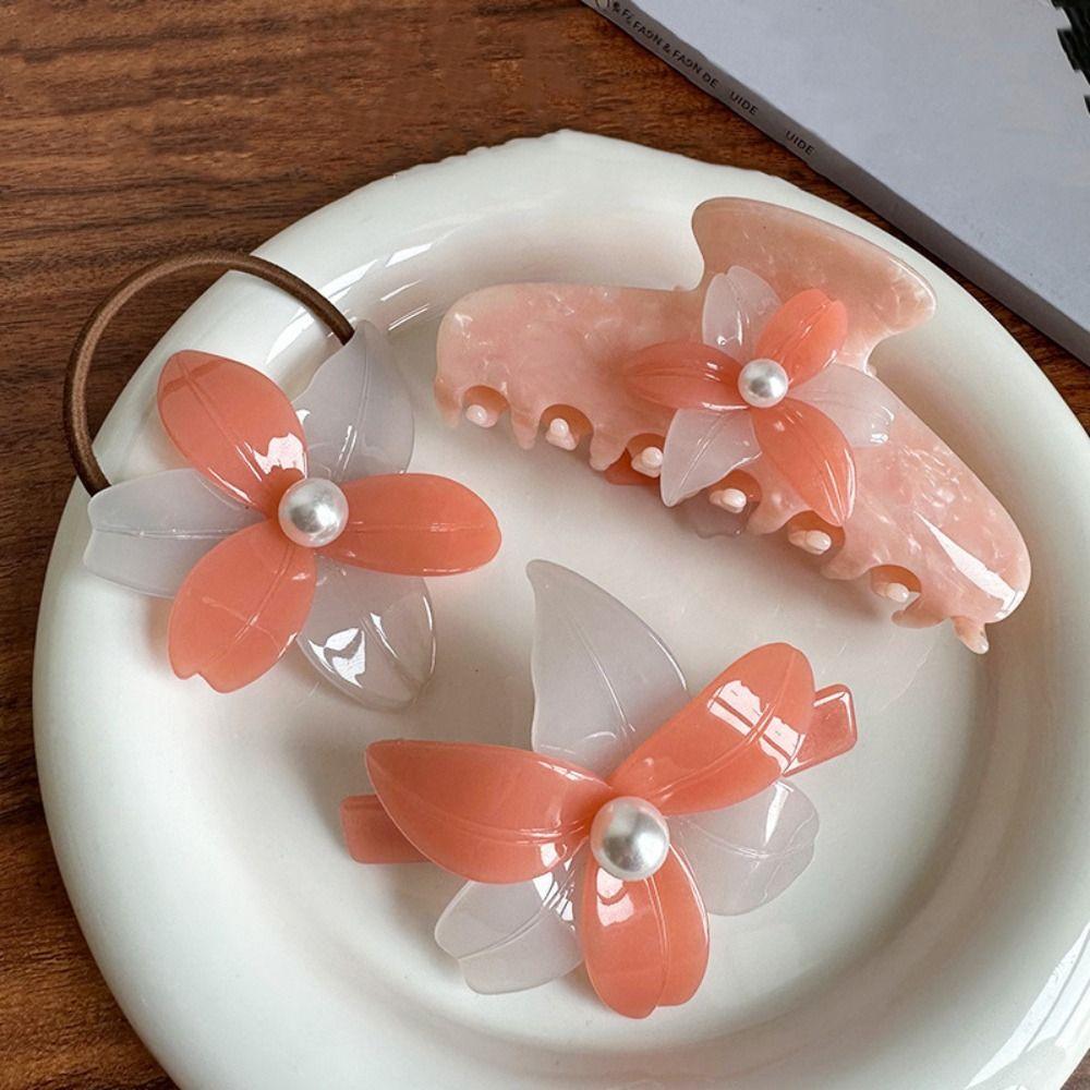 Korean Style Acetic Acid Hair Clip Pink Geometry Shark Clip Flower Hair Grab Clip Women hair tie
Korean Style Acetic Acid Hair Clip Pink Geometry Shark Clip Flower Hair Grab Clip Women hair tie