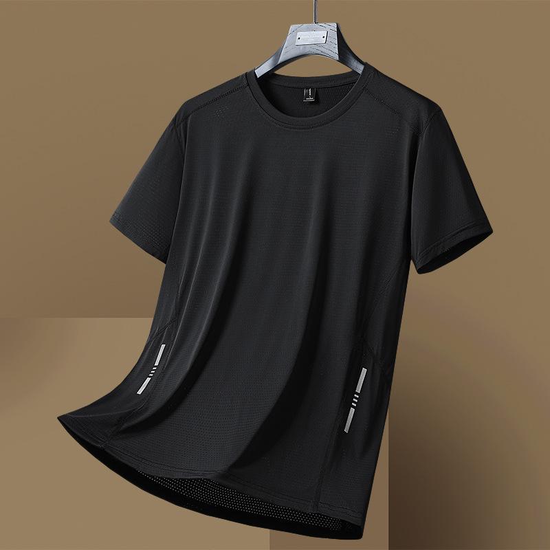 Футболка Ice Silk Quick Drying с короткими рукавами для мужчин на лето, тонкая, свободная, большого размера, повседневная спортивная футболка с короткими рукавами 8XL
Футболка Ice Silk Quick Drying с короткими рукавами для мужчин на лето, тонкая, свободная, большого размера, повседневная спортивная футболка с короткими рукавами 8XL