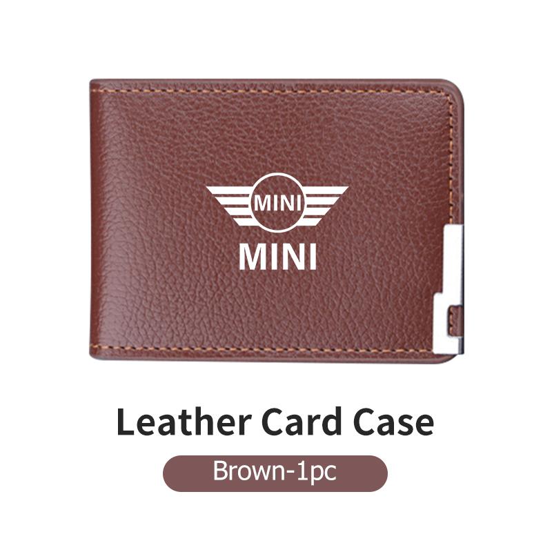 Car Driving Documents Case PU Leather Credit Card Holder For MINI Cooper R53 R52 R50 One JCW Clubman Countryman WORKS
Car Driving Documents Case PU Leather Credit Card Holder For MINI Cooper R53 R52 R50 One JCW Clubman Countryman WORKS