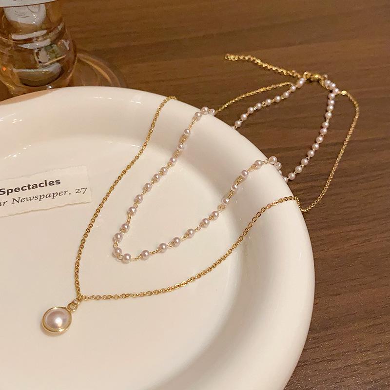 Корейское ожерелье из барочного жемчуга высокого класса - Легкая роскошь, бисерная цепочка на ключицу для женщин
Корейское ожерелье из барочного жемчуга высокого класса - Легкая роскошь, бисерная цепочка на ключицу для женщин