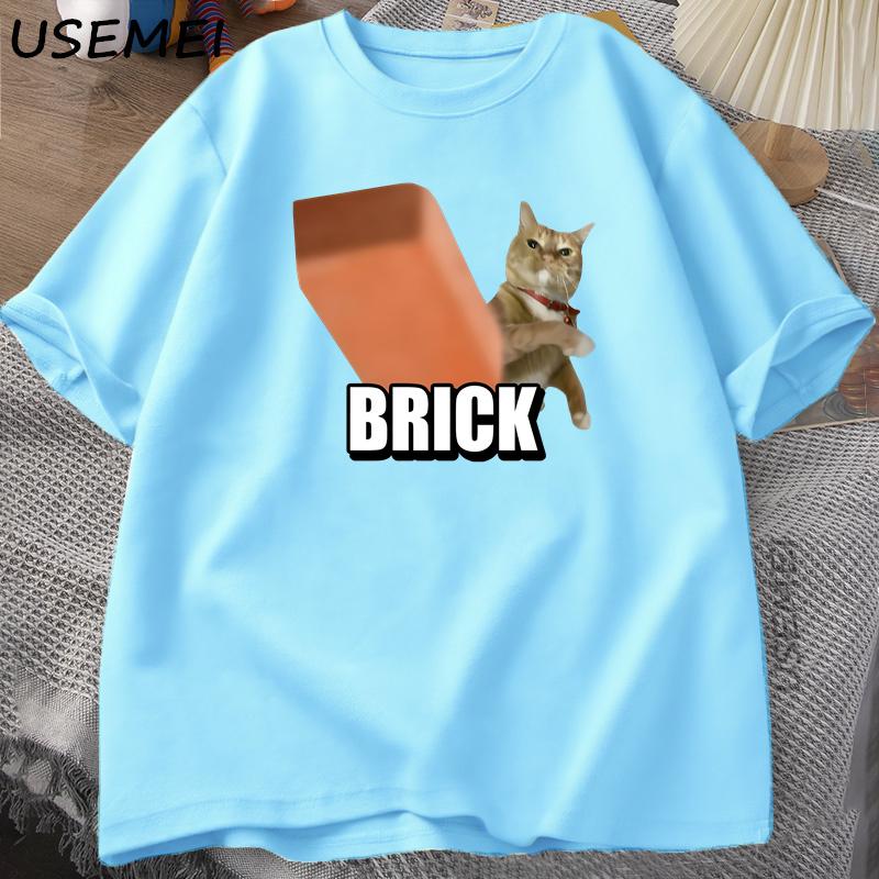 Funny Cat Throwing Brick Meme Lightweight Tshirt for Unisex Women Leisure Cotton T Shirt Round Neck Fashion Short Sleeve Tshirt L
Funny Cat Throwing Brick Meme Lightweight Tshirt for Unisex Women Leisure Cotton T Shirt Round Neck Fashion Short Sleeve Tshirt L