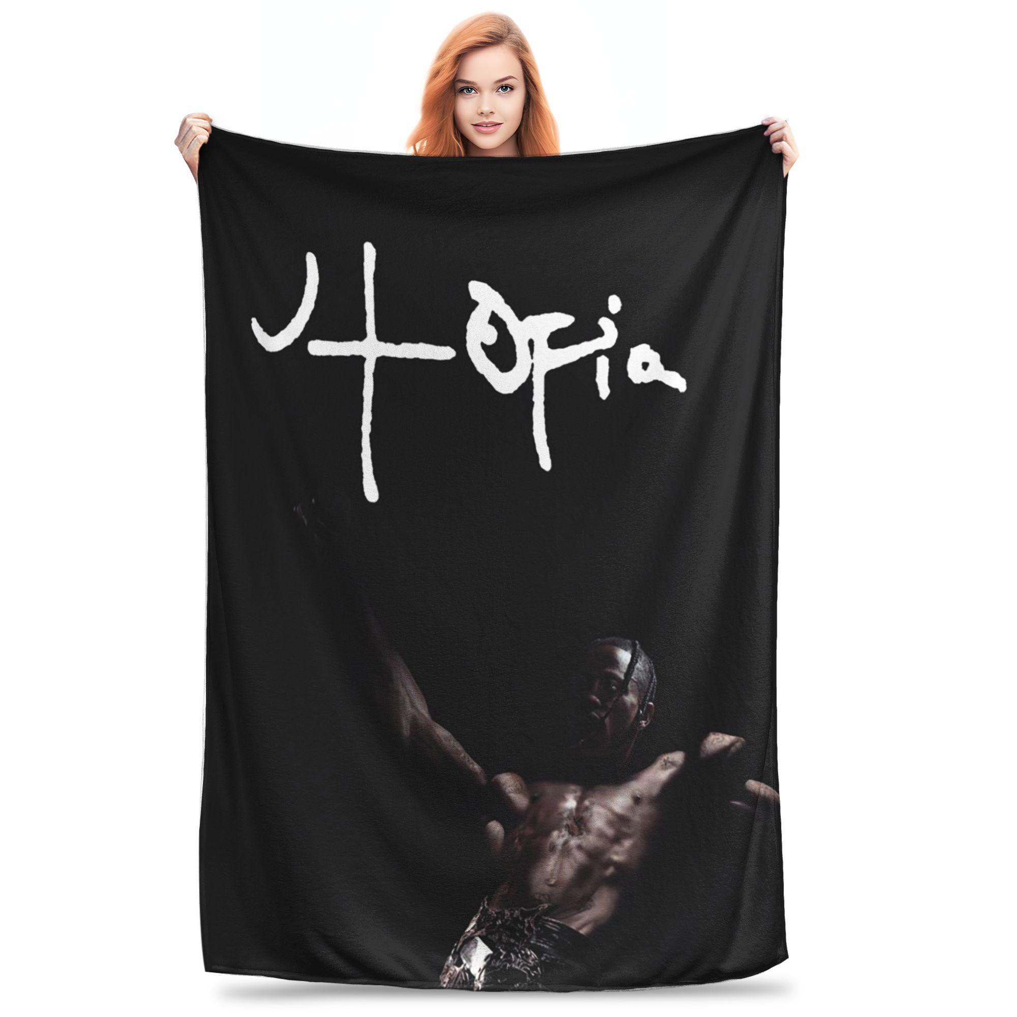 Travis Utopia Scotts Rapper Hip Hop Blankets Breathable Fleece Soft Throw Blanket for Sofa Bedding Travel Throws Bedspread Quilt 80x120cm
Travis Utopia Scotts Rapper Hip Hop Blankets Breathable Fleece Soft Throw Blanket for Sofa Bedding Travel Throws Bedspread Quilt 80x120cm