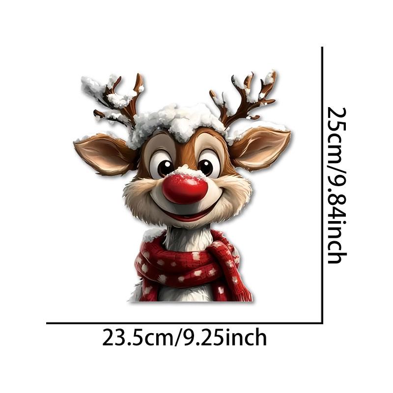 1PC Christmas Reindeer Window Stickers Waterproof for Home Decoration Window Glass Door DIY BathRoom Wall Universal Vinyl Decals
1PC Christmas Reindeer Window Stickers Waterproof for Home Decoration Window Glass Door DIY BathRoom Wall Universal Vinyl Decals