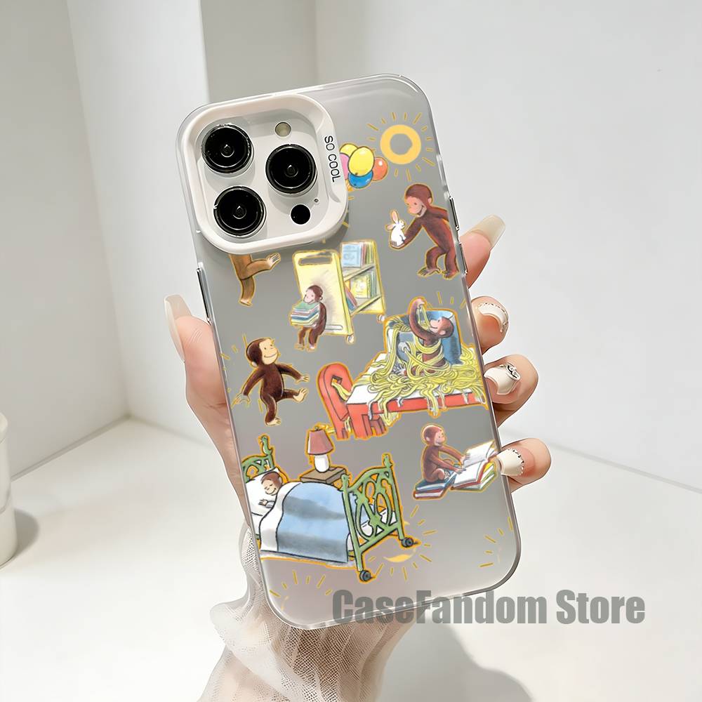 Mokey C-Curious G-Georges For iPhone 17,16,15,14,13,12,11,Mini,Pro,E,SE4,XS,MAX White Shockproof Candy Matte Cover iPhone15Plus
Mokey C-Curious G-Georges For iPhone 17,16,15,14,13,12,11,Mini,Pro,E,SE4,XS,MAX White Shockproof Candy Matte Cover iPhone15Plus