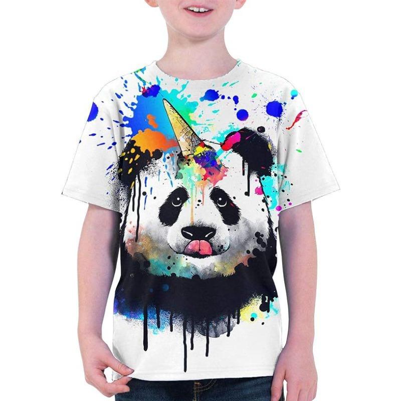 Summer Round Neck 3D Animal Patternt Printed Top Fashionable Casual Short Sleeved Children s Boy T-shirts 140
Summer Round Neck 3D Animal Patternt Printed Top Fashionable Casual Short Sleeved Children s Boy T-shirts 140