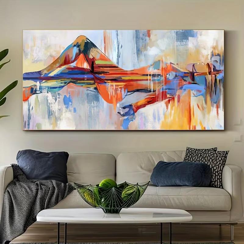 1pc Abstract Mountain Landscape Canvas Print, Frameless Modern Wall Art, Colorful Texture Painting, Mi (as the picture,50x100cm No Frame)
1pc Abstract Mountain Landscape Canvas Print, Frameless Modern Wall Art, Colorful Texture Painting, Mi (as the picture,50x100cm No Frame)