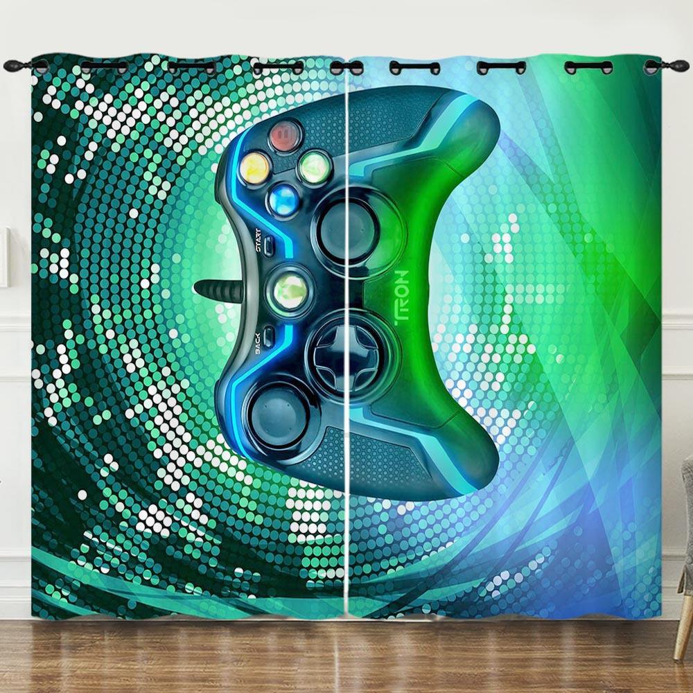 3D креативный геймпад, геймерские элементы ручной игры, шторы, украшение комнаты, спальня, гостиная, солнцезащитный козырек, плотные плотные шторы, 2 шт. W100H240(CM)x2&Grommet Top
3D креативный геймпад, геймерские элементы ручной игры, шторы, украшение комнаты, спальня, гостиная, солнцезащитный козырек, плотные плотные шторы, 2 шт. W100H240(CM)x2&Grommet Top