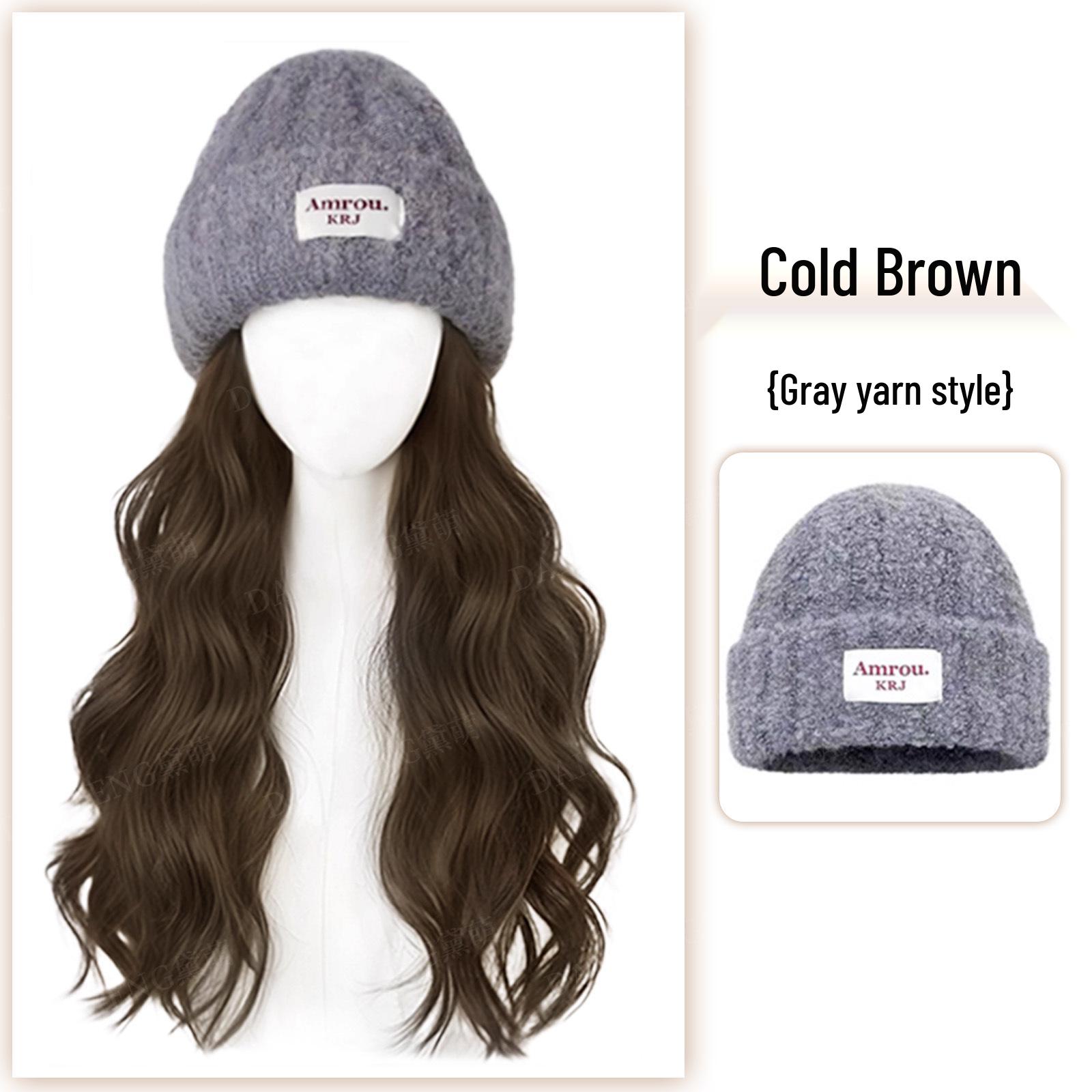 2026 Fashion Knit Hat with Long Wave Wig for Autumn/Winter
2026 Fashion Knit Hat with Long Wave Wig for Autumn/Winter