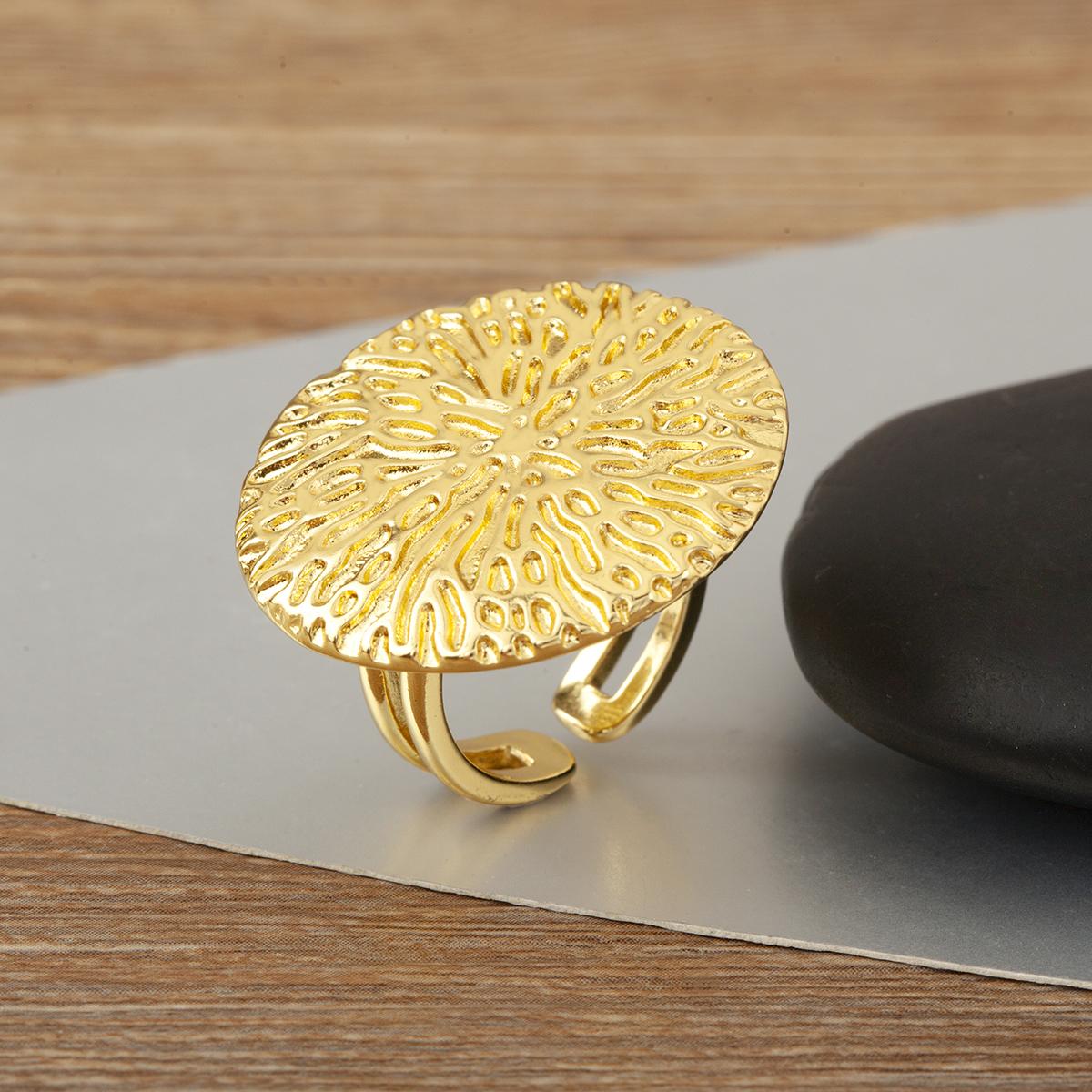 Nidin New Trendy Round/Starfish Shape Texture Open Rings Adjustable For Women Men Hip-Hop Style Minimalist Jewelry Accessories resizable
Nidin New Trendy Round/Starfish Shape Texture Open Rings Adjustable For Women Men Hip-Hop Style Minimalist Jewelry Accessories resizable