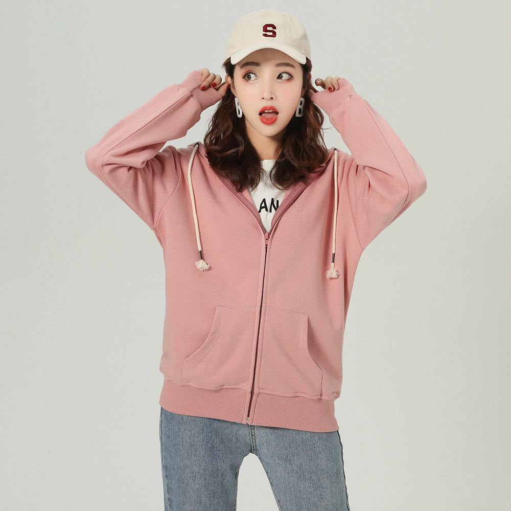 Женский шикарный черный кардиган с капюшоном — свободный крой, застежка-молния, однотонный, повседневная спортивная одежда на весну и осень M розовый
Женский шикарный черный кардиган с капюшоном — свободный крой, застежка-молния, однотонный, повседневная спортивная одежда на весну и осень M розовый