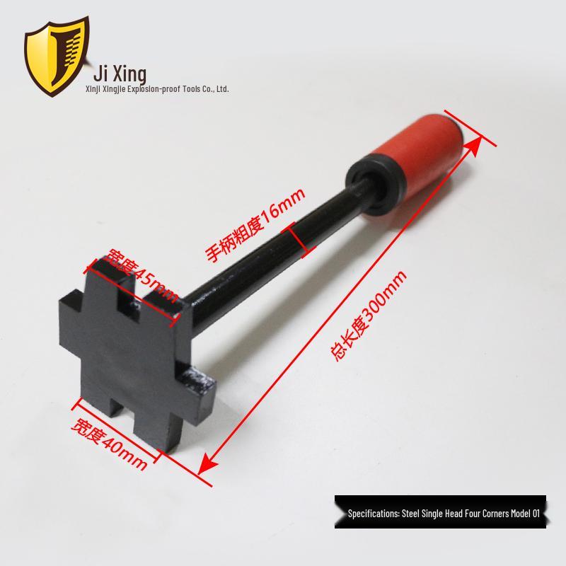 Ключ для відкривання 200-літрової бочки з маслом - Відкривач кришки та різьбової пробки
Ключ для відкривання 200-літрової бочки з маслом - Відкривач кришки та різьбової пробки