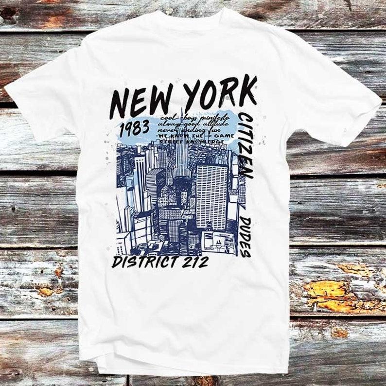 230 Gsm 100% Cotton New York T Shirt Usa Citizen Dudes 1983 District 212 Fashion Design 80S Style Cool Gift Men Women Unisex Top Tee B246 XXS білий
230 Gsm 100% Cotton New York T Shirt Usa Citizen Dudes 1983 District 212 Fashion Design 80S Style Cool Gift Men Women Unisex Top Tee B246 XXS білий