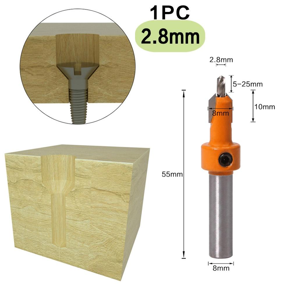 STONEGO 1PC/5PCS 8mm Shank HSS Woodworking Countersink Router Bit Screw Extractor Demolition for Wood Milling Cutter
STONEGO 1PC/5PCS 8mm Shank HSS Woodworking Countersink Router Bit Screw Extractor Demolition for Wood Milling Cutter
