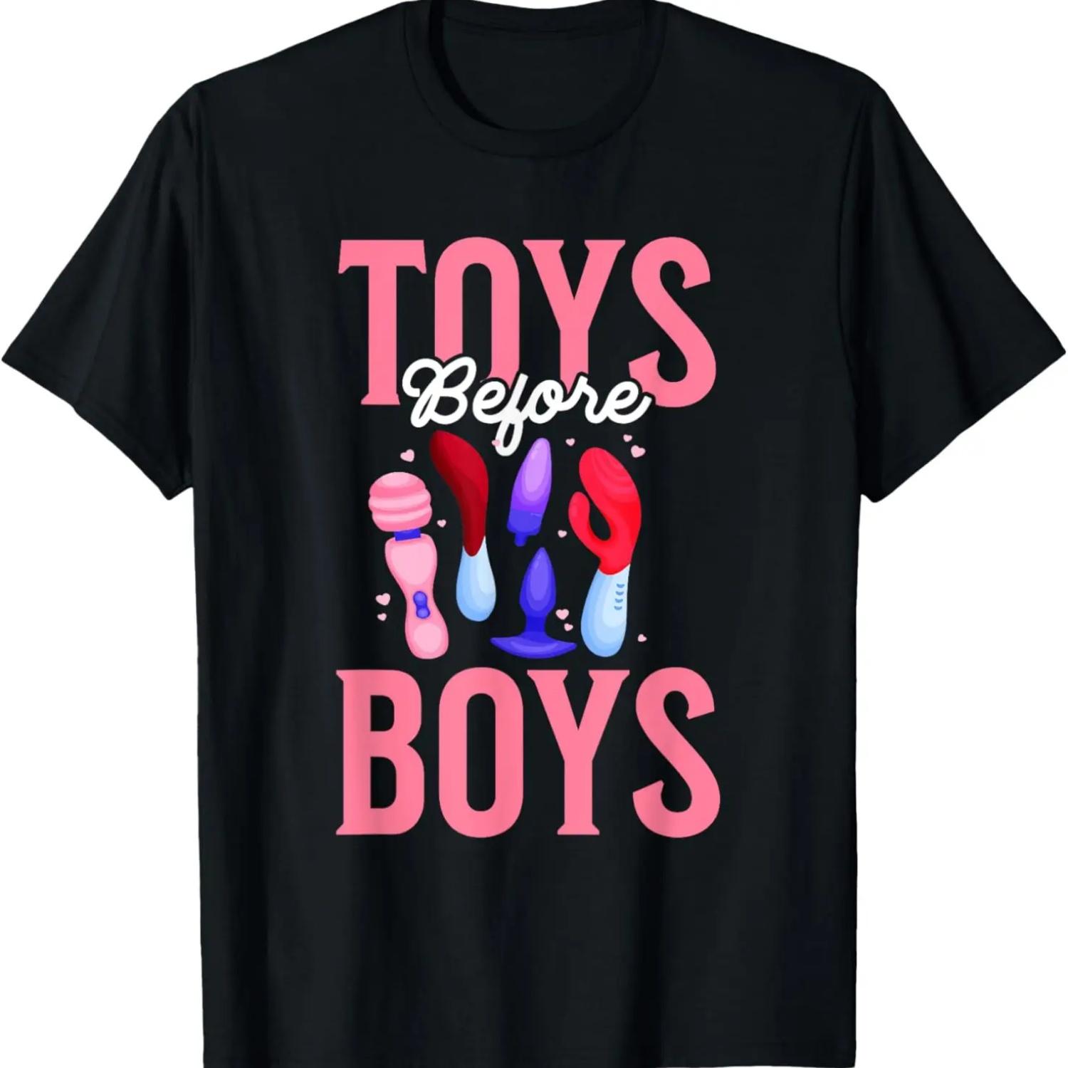 Toys Before Boys Funny Adult Humor Women s Embarrassing T-Shirt XXXXXL чорний
Toys Before Boys Funny Adult Humor Women s Embarrassing T-Shirt XXXXXL чорний