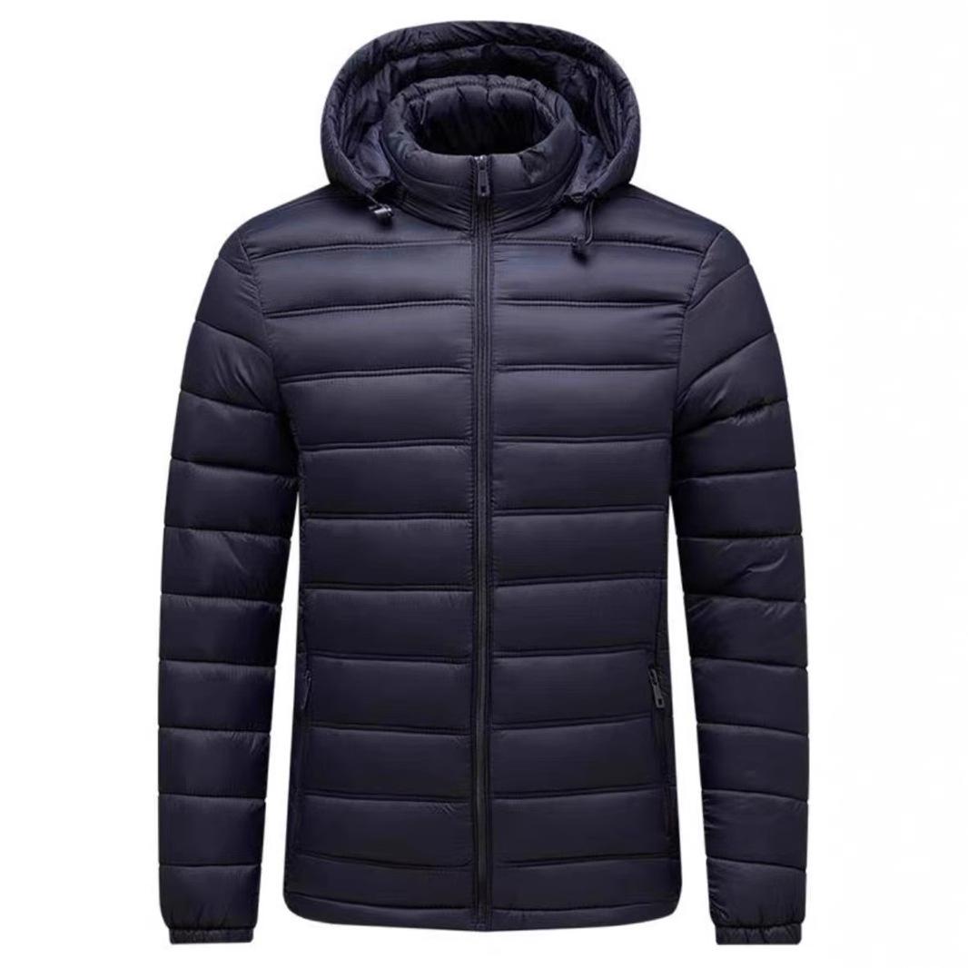 Зимняя куртка с капюшоном из хлопка с пухом - Сверхлегкая, теплая, повседневная трендовая верхняя одежда 6XL (86-96 kg) синий
Зимняя куртка с капюшоном из хлопка с пухом - Сверхлегкая, теплая, повседневная трендовая верхняя одежда 6XL (86-96 kg) синий