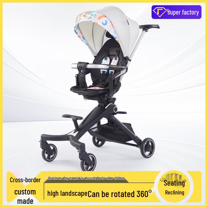 Haobao High Landscape Portable Folding Baby Stroller - Lightweight, Sit & Lie Options чёрный
Haobao High Landscape Portable Folding Baby Stroller - Lightweight, Sit & Lie Options чёрный