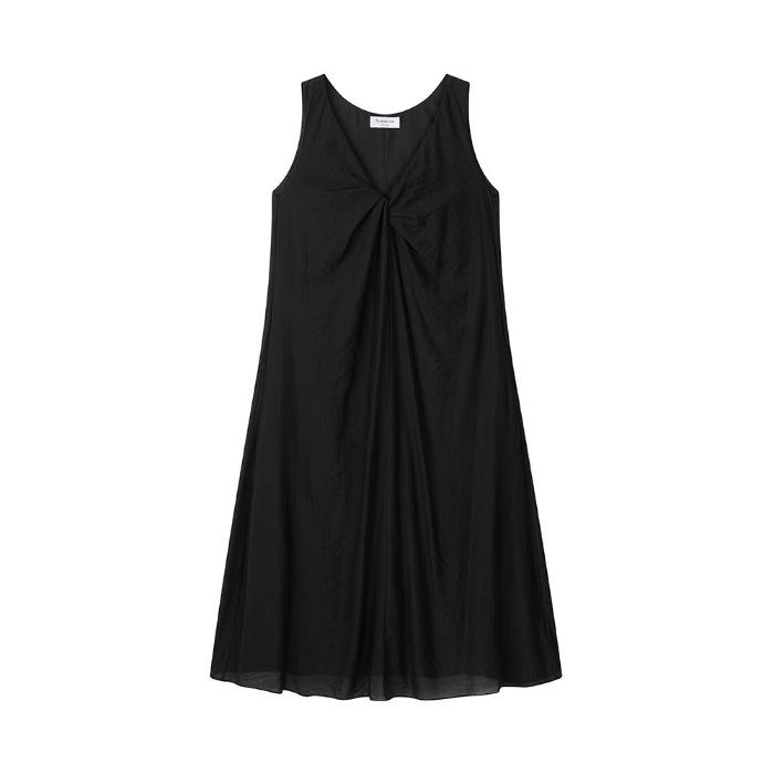 French kink V-neck pullover vest dress women s summer new Korean version loose and thin holiday style long skirt XL чорний
French kink V-neck pullover vest dress women s summer new Korean version loose and thin holiday style long skirt XL чорний