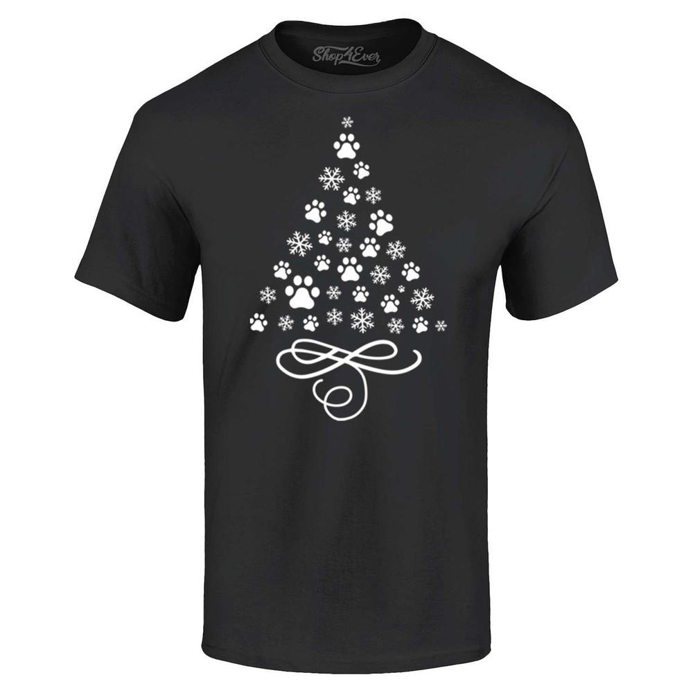 Paw Print Dog Cat Christmas Tree Holiday T-shirt Christmas Shirts 4XL
Paw Print Dog Cat Christmas Tree Holiday T-shirt Christmas Shirts 4XL