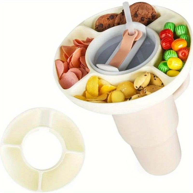 Vlixen Snack Bowl with Cover for 40oz Tumbler with Handle Plastic Snack Tray Snack Ring Suitable for Car Cup Holder білий
Vlixen Snack Bowl with Cover for 40oz Tumbler with Handle Plastic Snack Tray Snack Ring Suitable for Car Cup Holder білий