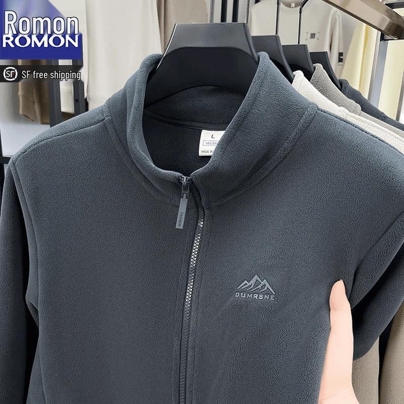 Romon Men s Mid-Aged Fleece Jacket - Autumn/Winter Casual Stand-Up Collar Cardigan Sweatshirt 4XL (190–210 lbs)
Romon Men s Mid-Aged Fleece Jacket - Autumn/Winter Casual Stand-Up Collar Cardigan Sweatshirt 4XL (190–210 lbs)
