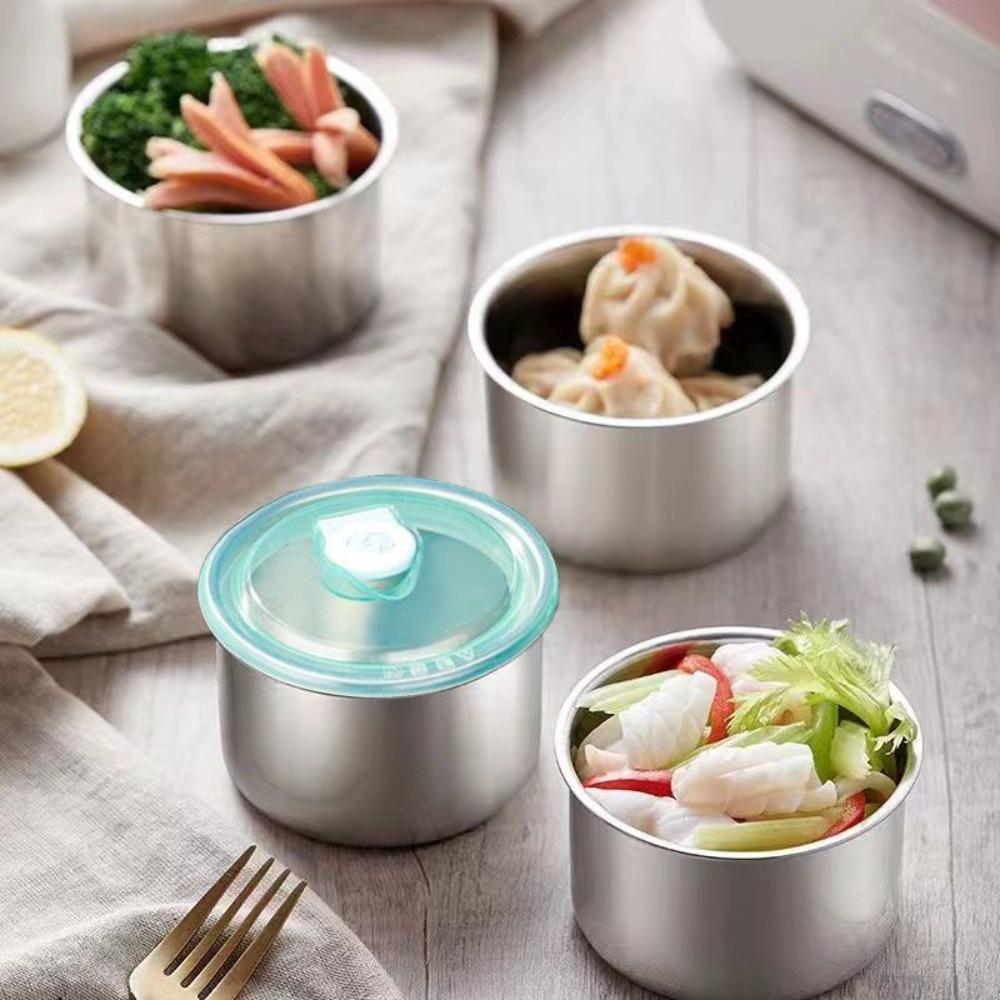 Круглая миска для хранения продуктов из нержавеющей стали Fresh Box Многофункциональные контейнеры для еды для пикника Stainless Steel
Круглая миска для хранения продуктов из нержавеющей стали Fresh Box Многофункциональные контейнеры для еды для пикника Stainless Steel