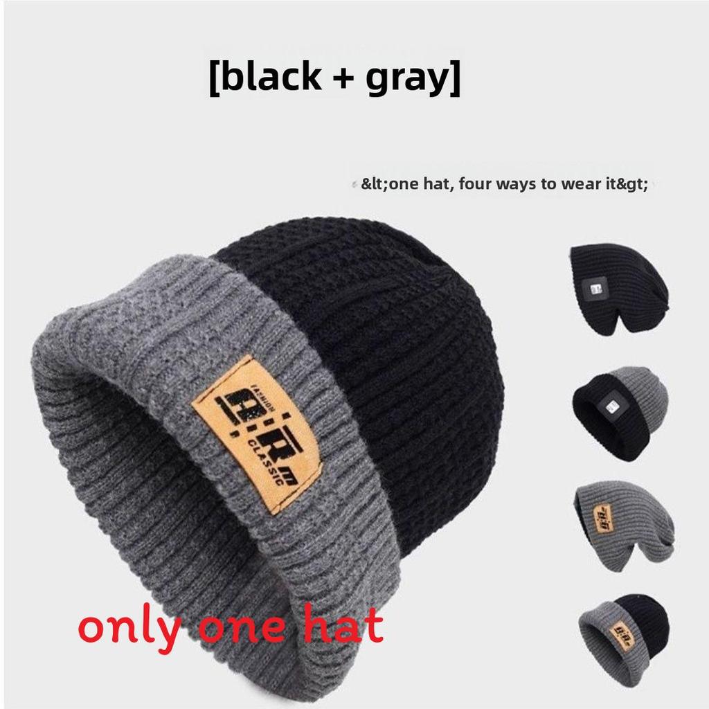 Knit Hat Women Winter Doublesided Ear Warmth Casual Fashion For Autumn чорний
Knit Hat Women Winter Doublesided Ear Warmth Casual Fashion For Autumn чорний
