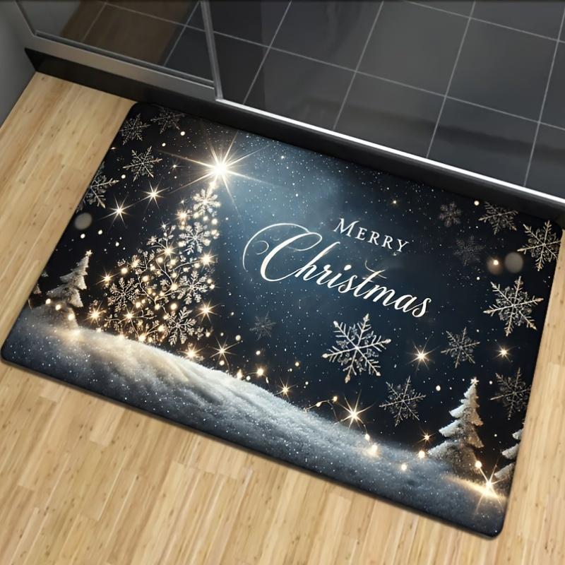 Christmas Carpet Romantic First Snow Door Mat Porch Soft Welcome Mat Rug For Bedroom Living Room Outdoor Carpet Home Deco 40X60CM (1.3X2FT
Christmas Carpet Romantic First Snow Door Mat Porch Soft Welcome Mat Rug For Bedroom Living Room Outdoor Carpet Home Deco 40X60CM (1.3X2FT