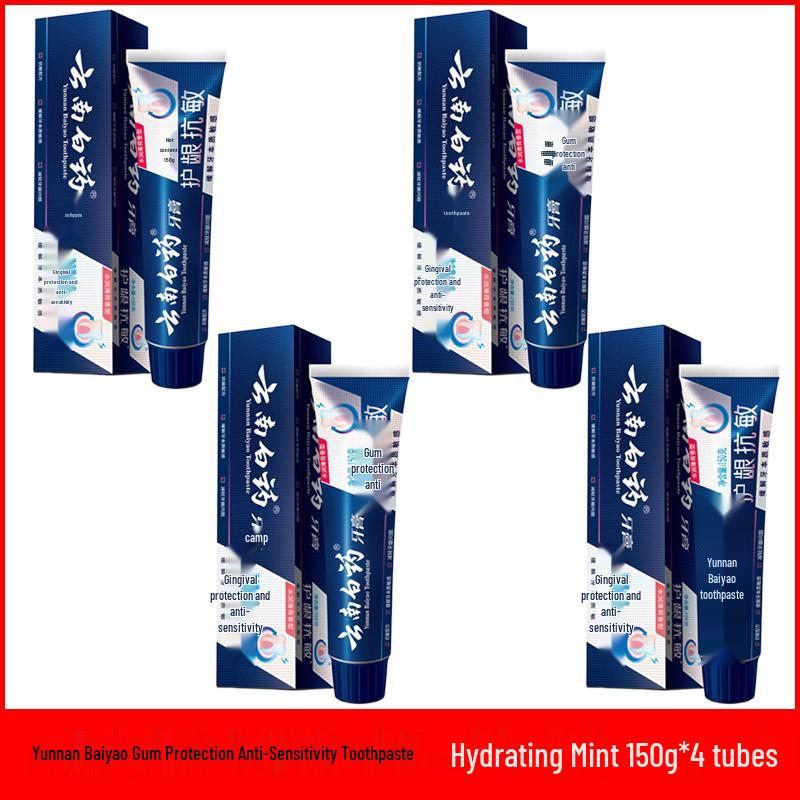 Yunnan Baiyao Gum Protection & Anti-Sensitivity Toothpaste
Yunnan Baiyao Gum Protection & Anti-Sensitivity Toothpaste