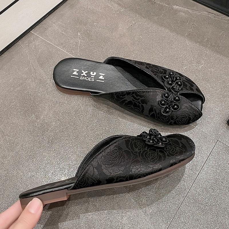 Flats Women Slippers Summer Retro Shoes Slingback Casual Woman Sandals 2025 New Trend Brand Designer Women’s Zapatillas 40
Flats Women Slippers Summer Retro Shoes Slingback Casual Woman Sandals 2025 New Trend Brand Designer Women’s Zapatillas 40