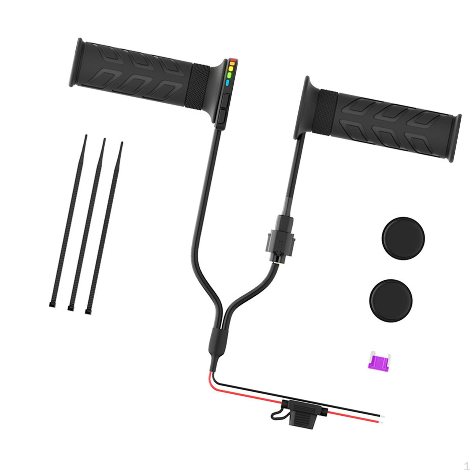 Full Twist Throttle Grip Five Adjustable Heat Levels Multipurpose Handlebar
Full Twist Throttle Grip Five Adjustable Heat Levels Multipurpose Handlebar