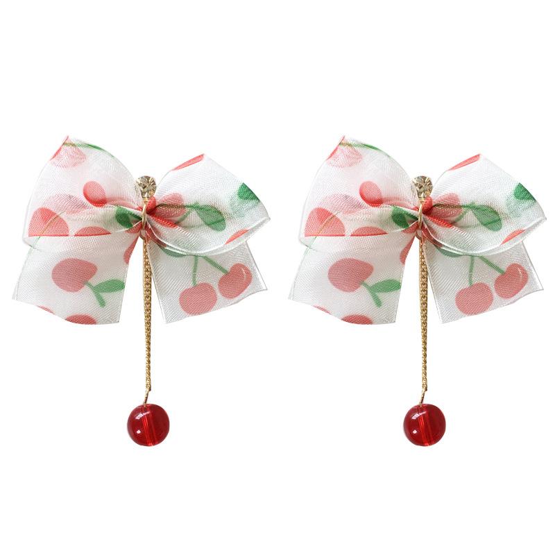 Серьги-клипсы в виде вишен в корейском стиле с милой девушкой-феей, летние, свежие, красные, вишневые, без проколов ушей
Серьги-клипсы в виде вишен в корейском стиле с милой девушкой-феей, летние, свежие, красные, вишневые, без проколов ушей