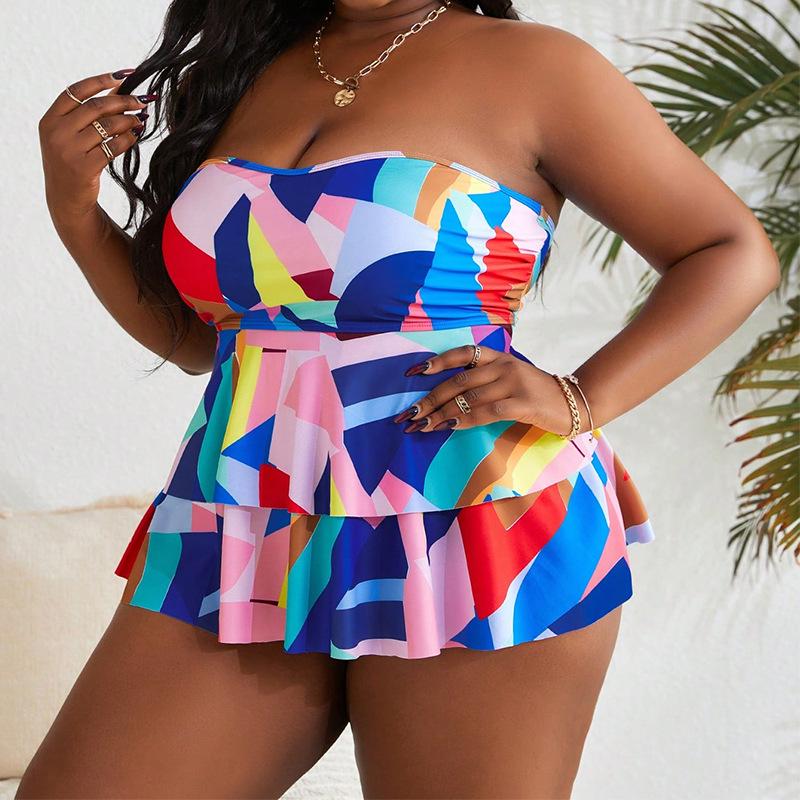2024 Strapless Plus Size Bikini - European/American Style Beach Swimwear for Curvy Girls 1XL рожевий
2024 Strapless Plus Size Bikini - European/American Style Beach Swimwear for Curvy Girls 1XL рожевий