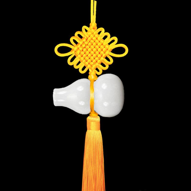 Підвіска-горлянка з білого нефриту з мідною монетою, шістьма монетами Імператорів та жовтим шнурком - Декор для входу з античної латуні
Підвіска-горлянка з білого нефриту з мідною монетою, шістьма монетами Імператорів та жовтим шнурком - Декор для входу з античної латуні