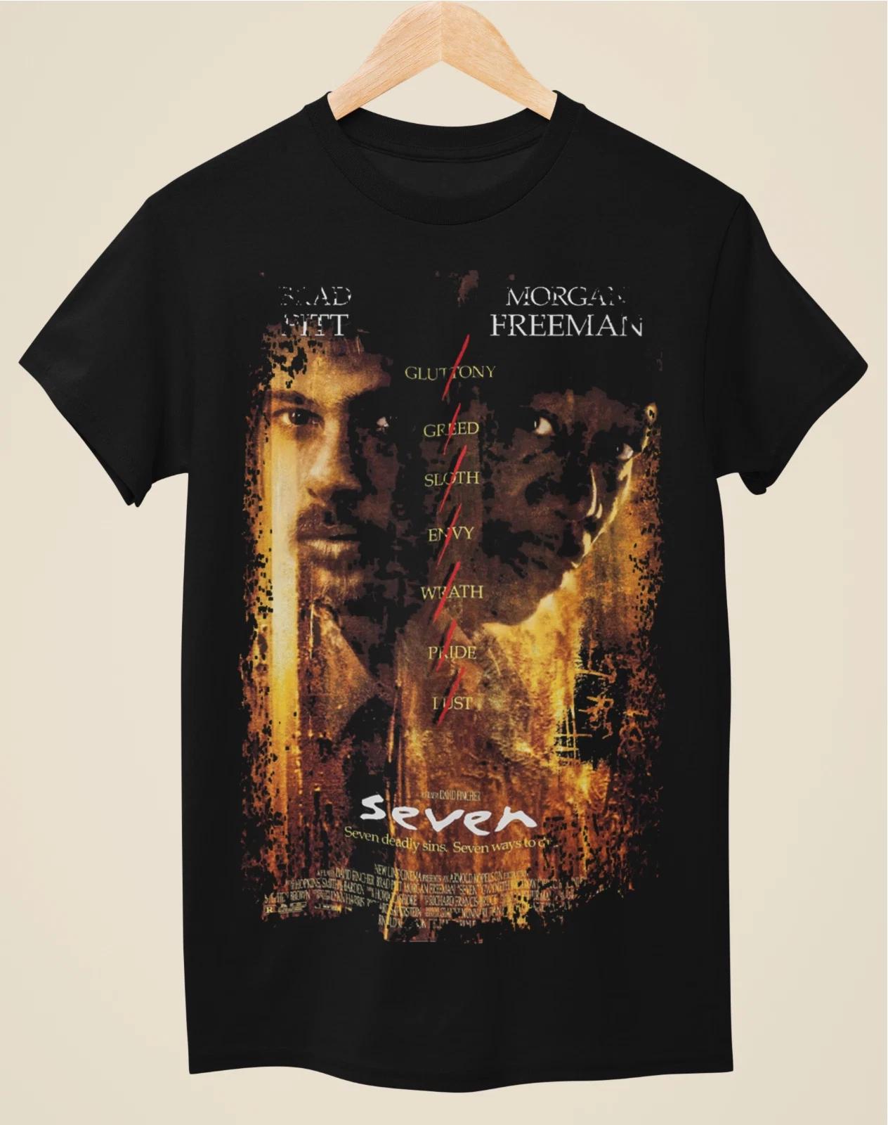 Seven - Movie Poster Inspired Unisex Black T-shirt S
Seven - Movie Poster Inspired Unisex Black T-shirt S