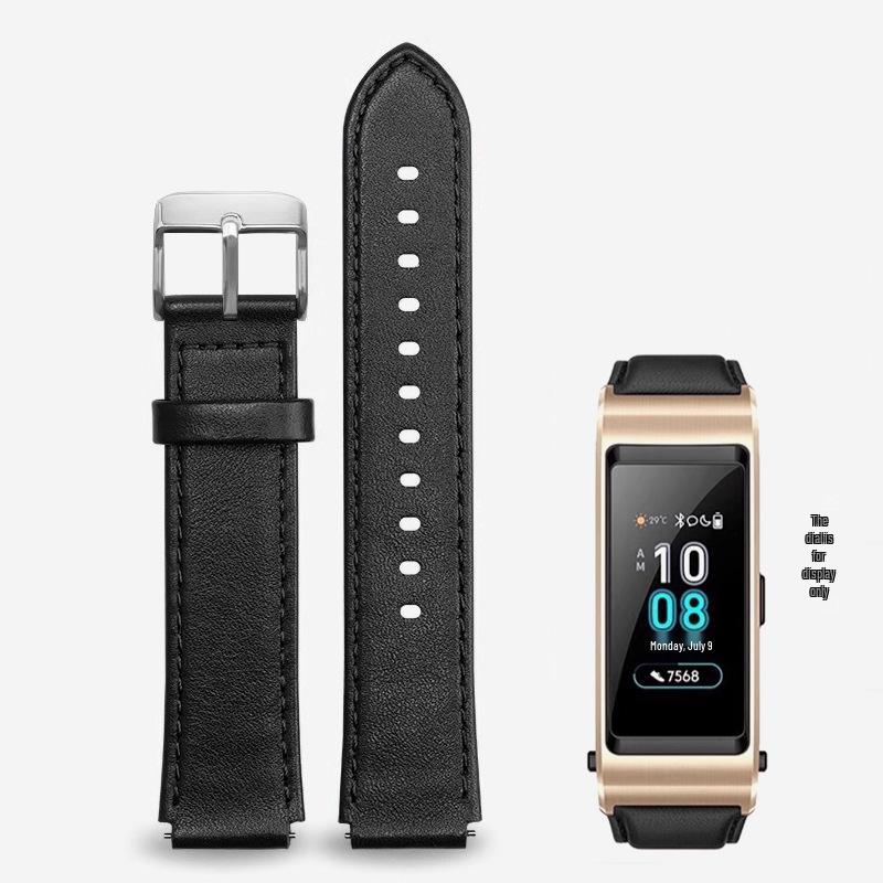 Compatible with Huawei Band B7/B6/B5 Genuine Leather Strap for B3 Smart Business Sports, Mocha Brown & Sky Grey 16mm
Compatible with Huawei Band B7/B6/B5 Genuine Leather Strap for B3 Smart Business Sports, Mocha Brown & Sky Grey 16mm