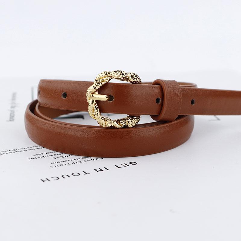 Small belt, new pattern round buckle, first layer cowhide pin buckle, thin belt, women s belt, waist belt 98 коричневий
Small belt, new pattern round buckle, first layer cowhide pin buckle, thin belt, women s belt, waist belt 98 коричневий
