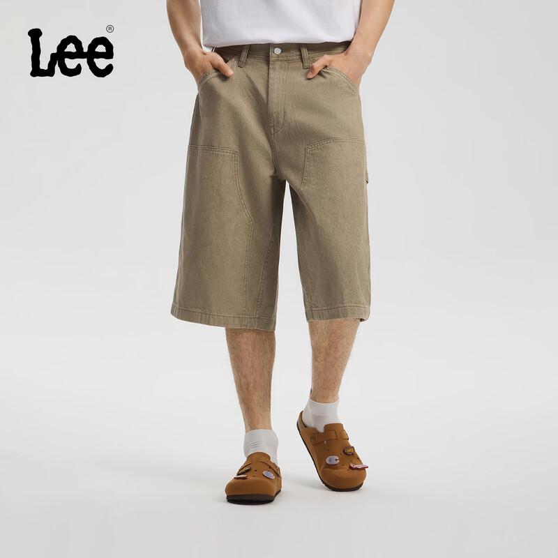 Lee Men s Carpenter Patch Logo Khaki Work Shorts 32
Lee Men s Carpenter Patch Logo Khaki Work Shorts 32