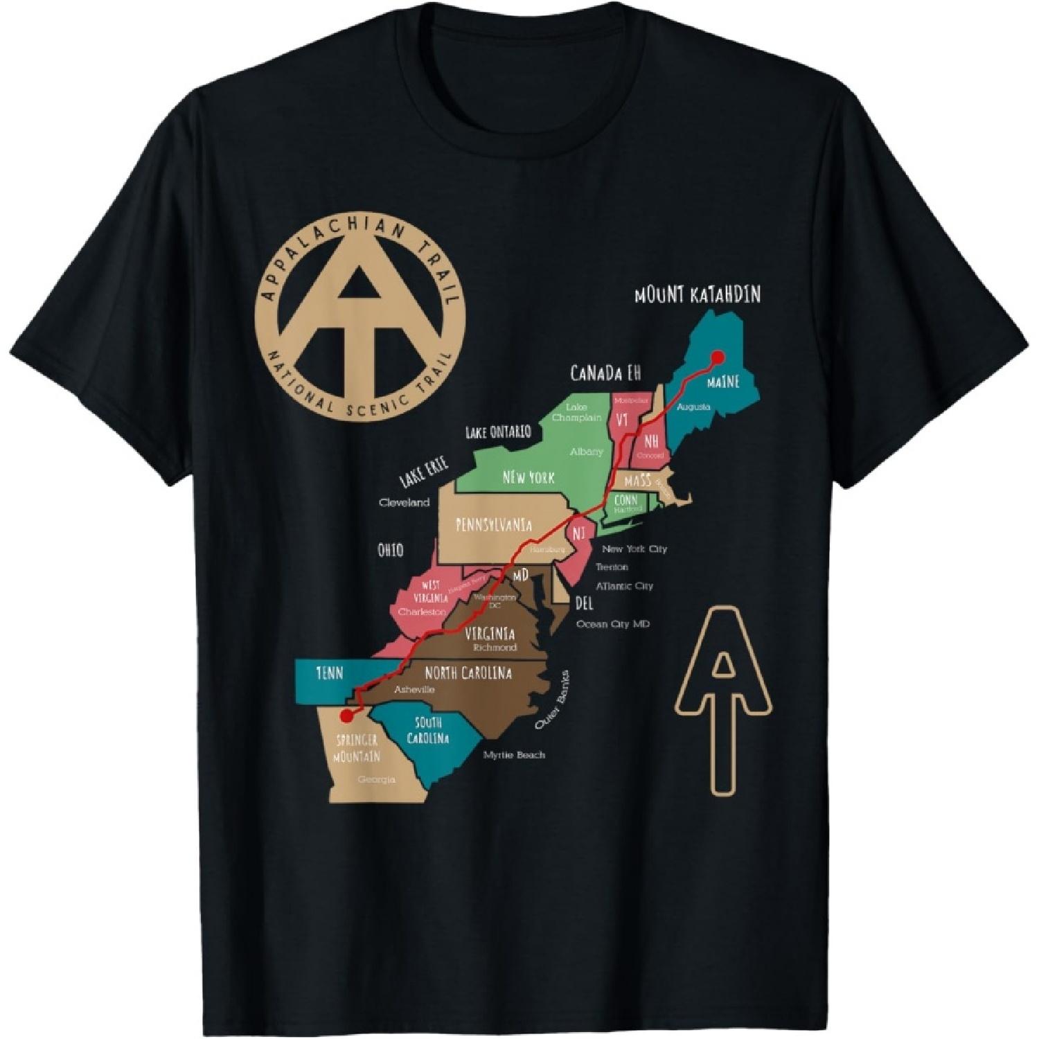 Appalachian Trail Hiking Map T-Shirt XXXXXL чорний
Appalachian Trail Hiking Map T-Shirt XXXXXL чорний