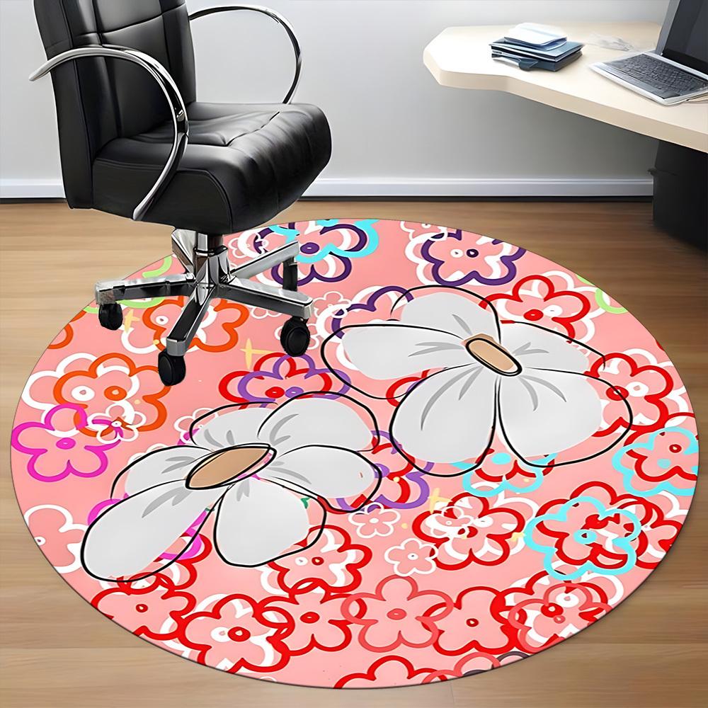 1pc Floral Pattern Chair Carpet for Office, Non-slip, Soft and Durable Office Rug, Perfect for Office yy260131065 80cm by 80cm
1pc Floral Pattern Chair Carpet for Office, Non-slip, Soft and Durable Office Rug, Perfect for Office yy260131065 80cm by 80cm