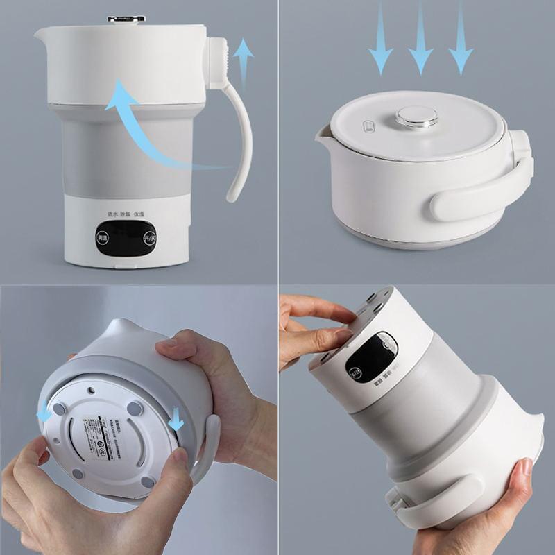 Travel silicone folding kettle temperature adjustment touch travel can store constant temperature portable mini household thermal insulation pot 0.6L(600ML)
Travel silicone folding kettle temperature adjustment touch travel can store constant temperature portable mini household thermal insulation pot 0.6L(600ML)