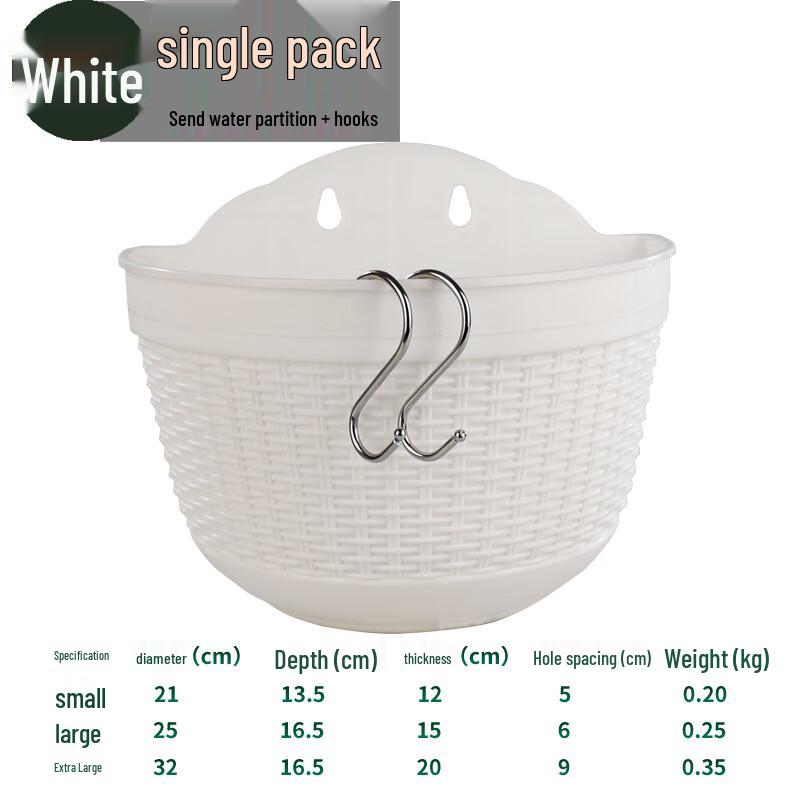 Maididuo Faux Rattan Semi-circular Wall Planter
Maididuo Faux Rattan Semi-circular Wall Planter