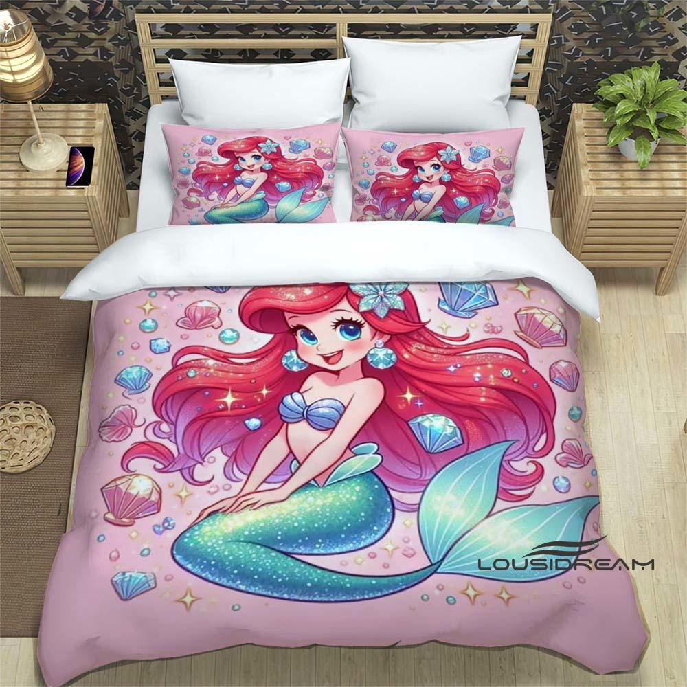 The adorable Ariel Princess The Little Mermaid duvet and pillowcase bedding set, perfect for decorating boys and girls bedroom 135x200cm
The adorable Ariel Princess The Little Mermaid duvet and pillowcase bedding set, perfect for decorating boys and girls bedroom 135x200cm