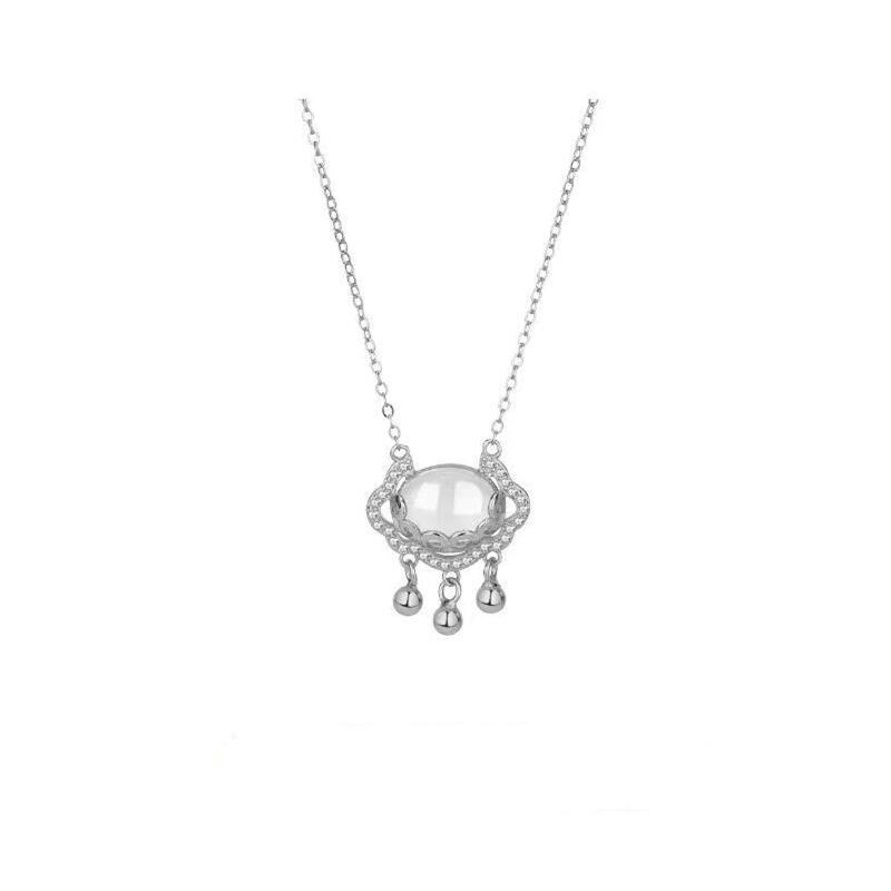 Auspicious Clouds Ruyi White Chalcedony Pendant Necklace - Elegant Gift for Women or Best Friends золотой
Auspicious Clouds Ruyi White Chalcedony Pendant Necklace - Elegant Gift for Women or Best Friends золотой