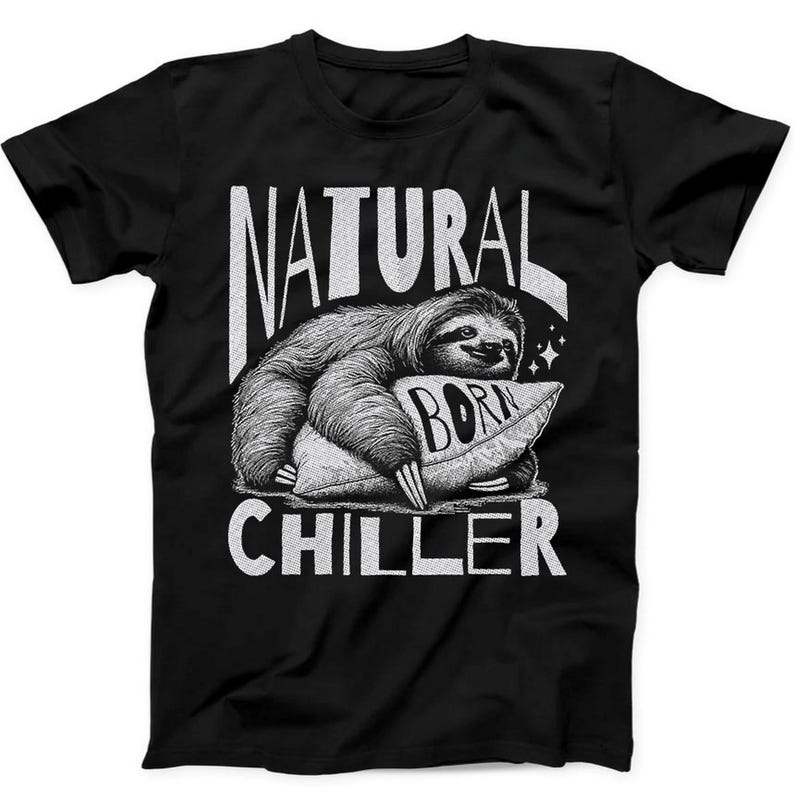 230 Gsm 100% Cotton Sloth Natural Born Chiller Best Seller Funny Gift Black Tee T Shirt B179 3XL чорний
230 Gsm 100% Cotton Sloth Natural Born Chiller Best Seller Funny Gift Black Tee T Shirt B179 3XL чорний