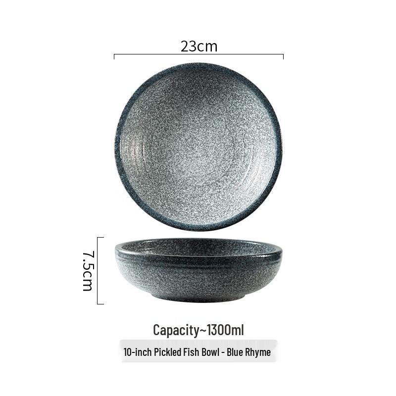 Japanese Style Ceramic 10-inch Serving Bowl
Japanese Style Ceramic 10-inch Serving Bowl