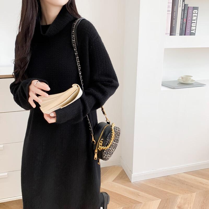 Mokana Autumn/Winter Elegant Long Sleeve Turtleneck Merino Wool Long Dress MKNJD3907 One Size
Mokana Autumn/Winter Elegant Long Sleeve Turtleneck Merino Wool Long Dress MKNJD3907 One Size