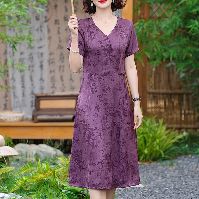 Летнее платье женское плюс размер с коротким рукавом винтажное длинное платье повседневная женская одежда среднего возраста 3XL фиолетовый
Летнее платье женское плюс размер с коротким рукавом винтажное длинное платье повседневная женская одежда среднего возраста 3XL фиолетовый